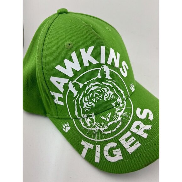NEW WITH TAGS - Stranger Things Hawkins High School Green Cap - Picture 2 of 8
